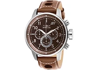 Invicta Men's 25726 S1 Rally Quartz Chronograph Brown Dial Watch