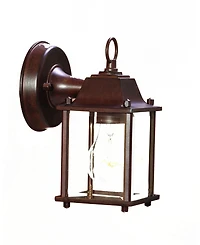 Hanging Glass Lantern Wall Light for Porch and Entryway Decor
