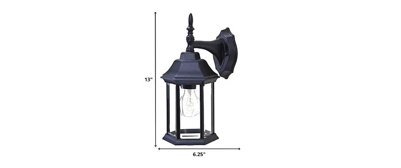 Wall Mounted Clear Glass Swing Arm Light for Living Room or Office