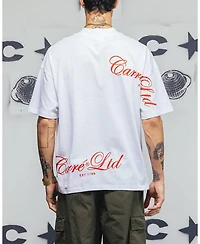Carre Men's Side Script Oversized T-Shirt