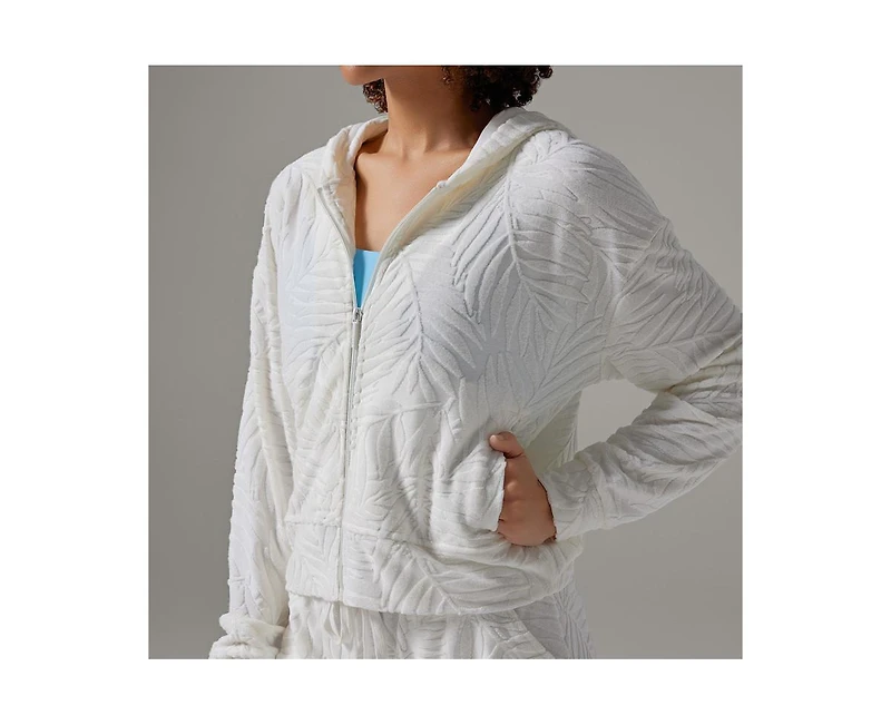 Tavi Women's Palm Terry Zip Hoodie