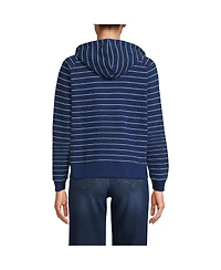 Lands' End Women's Serious Sweats Relaxed Long Sleeve Full Zip Hoodie Sweatshirt