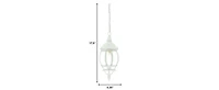 White Glass Globe Hanging Light