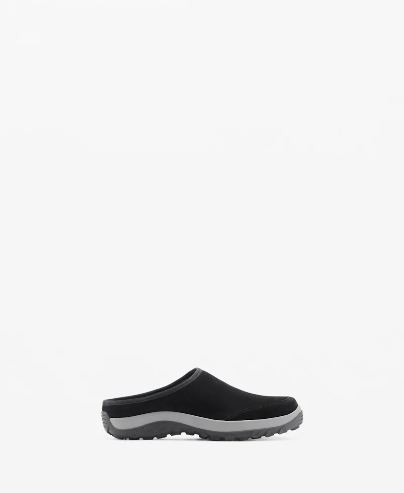 Mango Women's Track Sole Leather Clogs