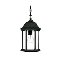 Hanging Glass Lantern Light – Classic Pendant for Home & Garden Decor