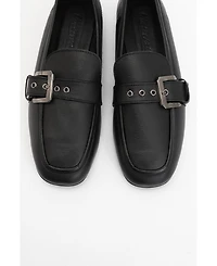 Jade Leather Flat Loafers (Women)