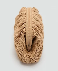 Mango Women's Natural Fiber Handbag