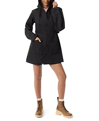 Bass Outdoor Women's Rain Parka Long Sleeves Jacket