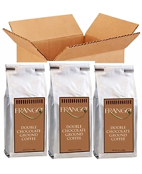 Frango Chocolates Double Chocolate 12 oz Ground Coffee, 3 Pack