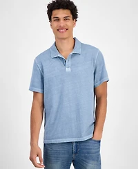 Sun + Stone Men's Faded Short Sleeve Polo Shirt, Exclusively at Macy's