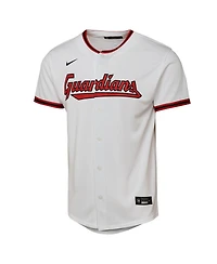 Nike Big Boys and Girls Shane Bieber White Cleveland Guardians Home Replica Player Jersey