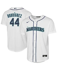 Nike Big Boys and Girls Julio Rodriguez White Seattle Mariners Home Replica Player Jersey