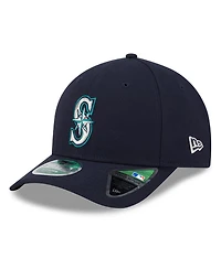 New Era Men's Navy Seattle Mariners Player Replica 9FORTY Adjustable Hat