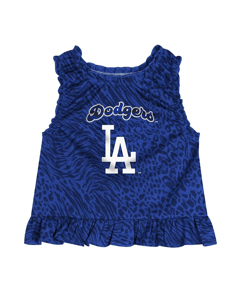 Outerstuff Baby Boys and Girls Blue Los Angeles Dodgers Playground Dress Bloomers Set