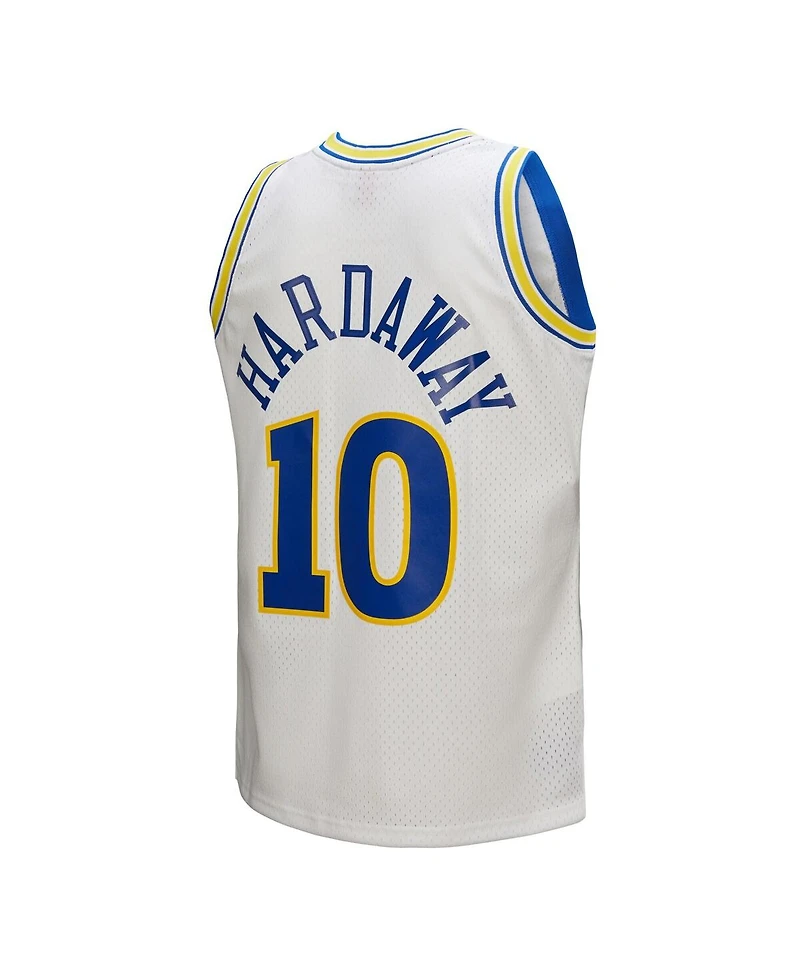 Mitchell & Ness Men's Tim Hardaway White Golden State Warriors Hardwood Classics 1990/91 Swingman Jersey