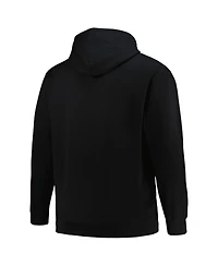 Mitchell & Ness Men's Black Atlanta Hawks Hardwood Classics Big Tall Pullover Hoodie