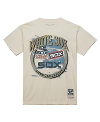 Mitchell & Ness Men's Cream Chicago White Sox Cooperstown Collection Crown Jewels T-Shirt