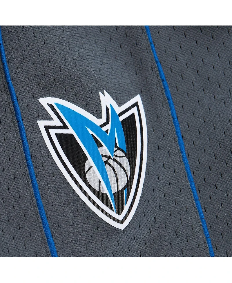Mitchell & Ness Men's Gray Dallas Mavericks 2003/04 Replica Shorts