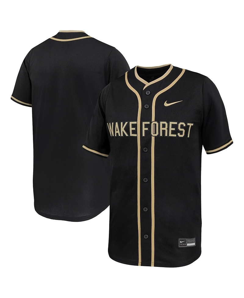 Nike Men's Black Wake Forest Demon Deacons Limited Baseball Jersey