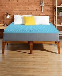 Payton 2" Convoluted Gel Memory Foam Mattress Topper