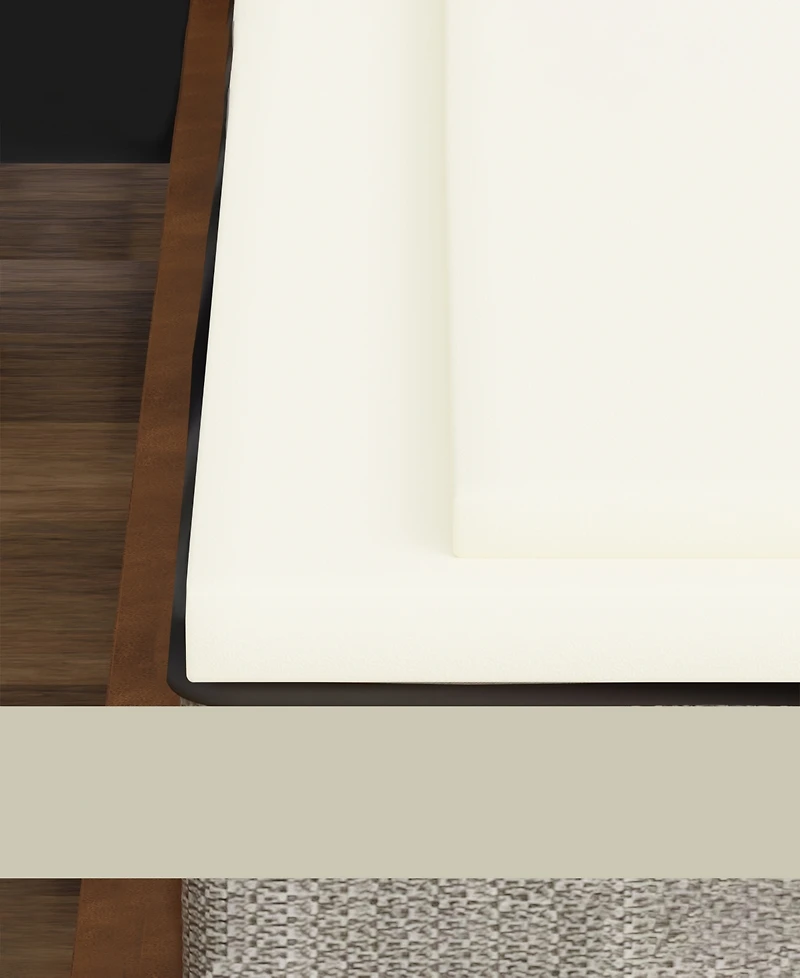 Payton 3" High Density Medium Firm Foam Mattress Topper, Queen