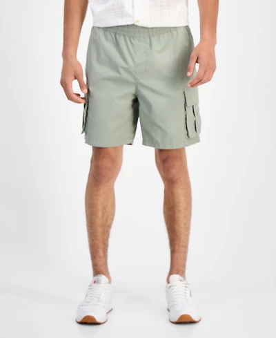 Sun + Stone Men's Nylon 7" Cargo Shorts, Exclusively at Macy's
