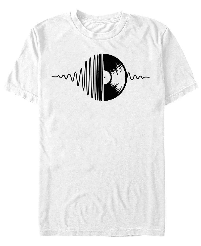Design By Humans Men's Music Vinyl Short Sleeve T-Shirt