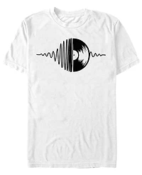 Design By Humans Men's Music Vinyl Short Sleeve T-Shirt