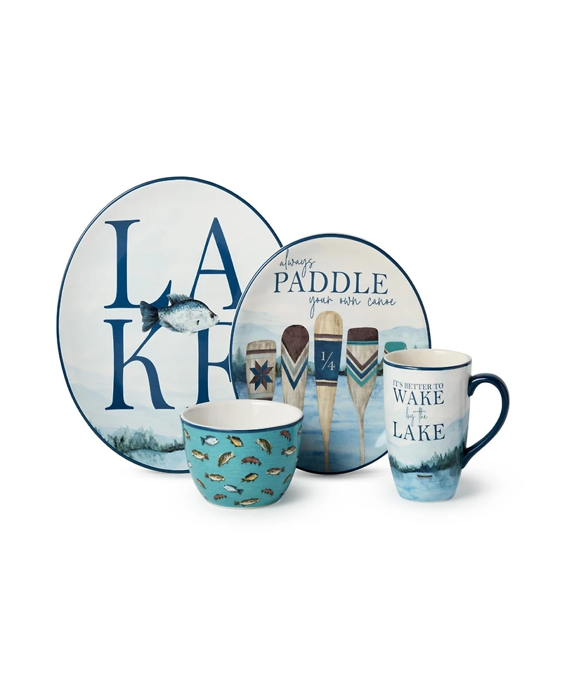 Certified International Wake at the Lake 16-Pc. Dinnerware Set, Service for 4