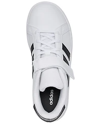 Adidas Little Kids Grand Court 00s Stay-Put Closure Fastening Strap Casual Sneakers from Finish Line