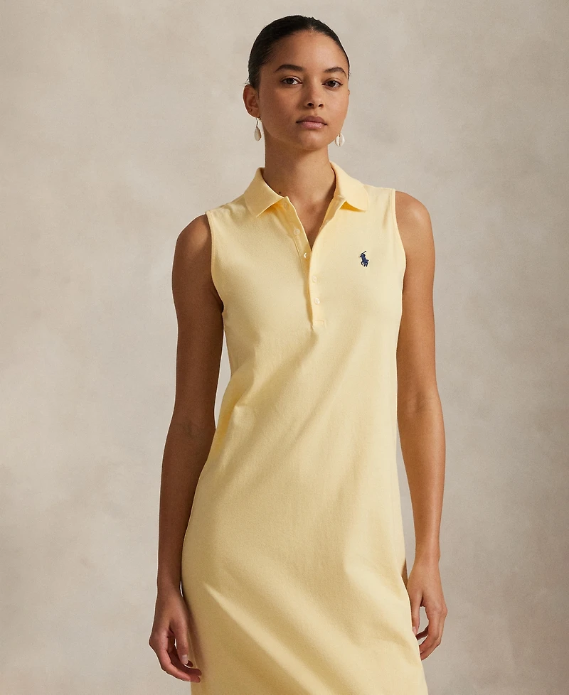 Polo Ralph Lauren Women's Stretch-Cotton Sleeveless Dress