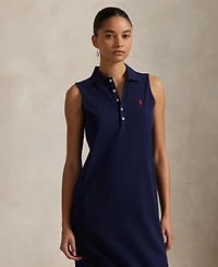 Polo Ralph Lauren Women's Stretch-Cotton Sleeveless Dress