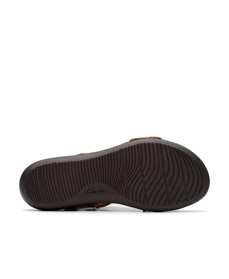 Clarks Women's Laurieann Faye Slip On Flat Sandals
