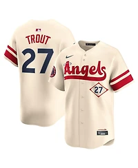 Nike Men's Mike Trout Natural Los Angeles Angels City Connect Limited Jersey