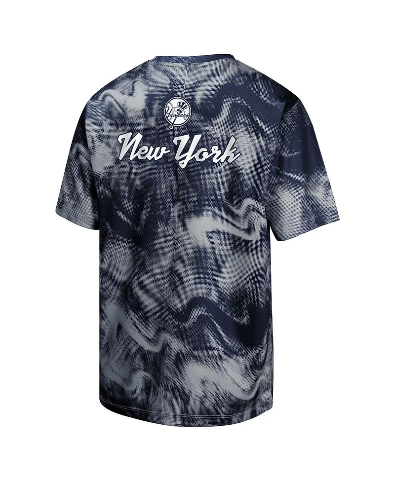 Outerstuff Big Boys and Girls Navy/Gray New York Yankees Pinch Hitter T-Shirt
