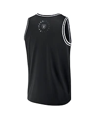 Fanatics Men's Black Las Vegas Raiders Elements Future Ground Jersey Tank Top
