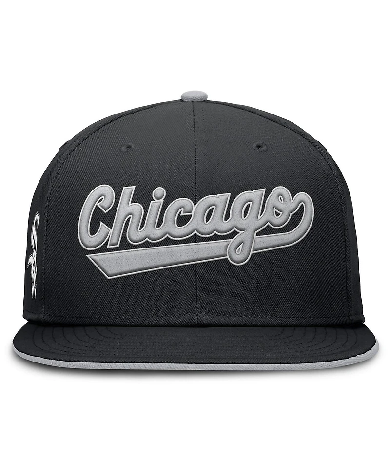 Nike Men's Black Chicago White Sox True Performance Fitted Hat