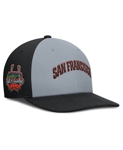 Nike Men's Gray/Black San Francisco Giants Pro Performance Snapback Hat