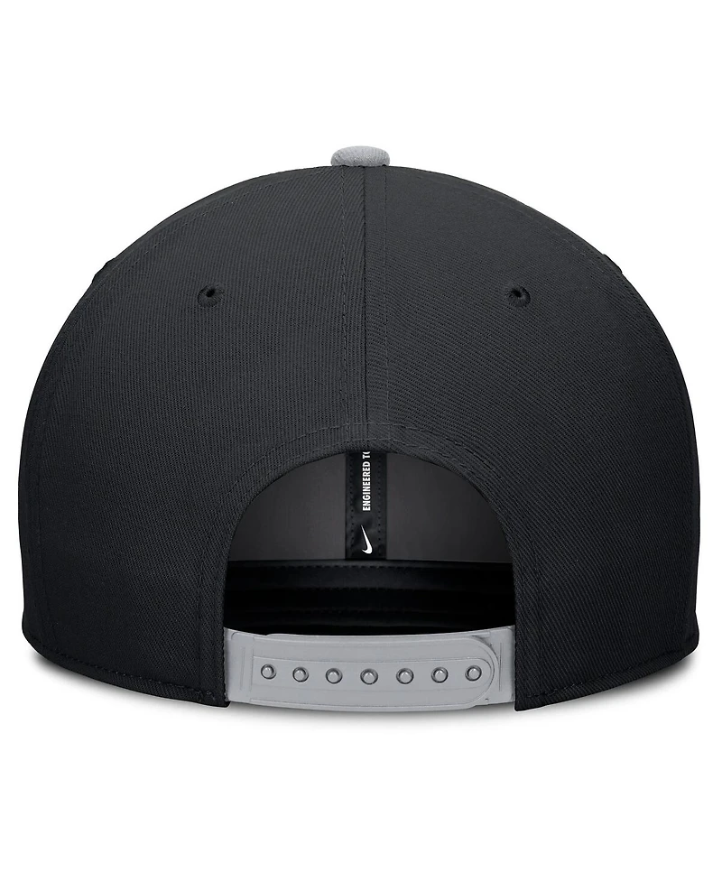 Nike Men's Black/Gray Chicago White Sox Pro Performance Snapback Hat