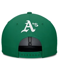 Nike Men's Gray/Green Athletics Pro Performance Snapback Hat