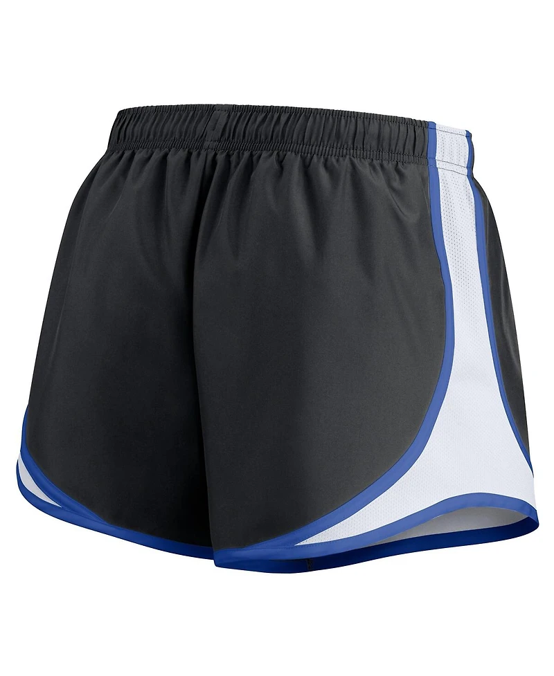 Nike Women's Black Duke Blue Devils Spring Break Tempo Performance Shorts