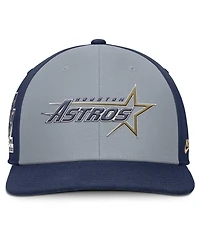 Nike Men's Gray/Navy Houston Astros Pro Performance Snapback Hat