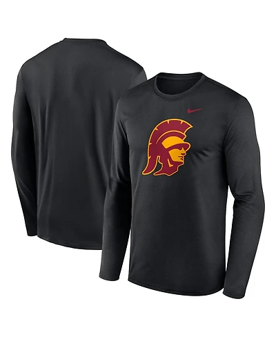 Nike Men's Black Usc Trojans Primetime Alternate Logo Legend Long Sleeve T-Shirt