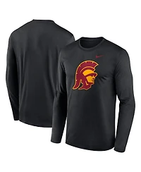 Nike Men's Black Usc Trojans Primetime Alternate Logo Legend Long Sleeve T-Shirt