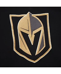 Mitchell & Ness Men's Black Vegas Golden Knights Heritage Lace-Up Pullover Sweatshirt