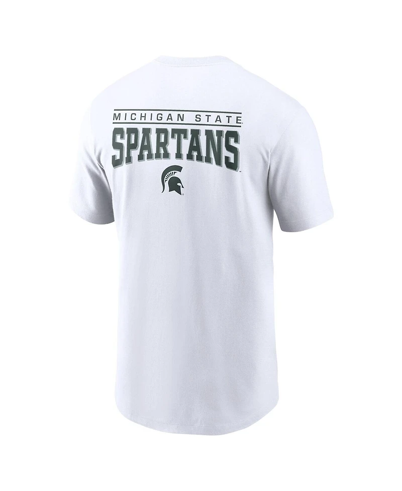 Nike Men's White Michigan State Spartans T-Shirt
