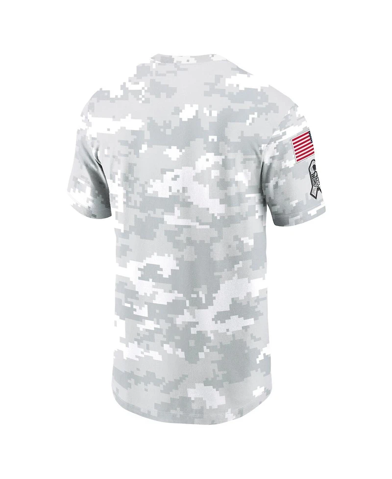 Nike Men's Arctic Camo Cleveland Browns 2024 Salute To Service Performance T-Shirt