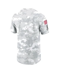 Nike Men's Arctic Camo Cleveland Browns 2024 Salute To Service Performance T-Shirt