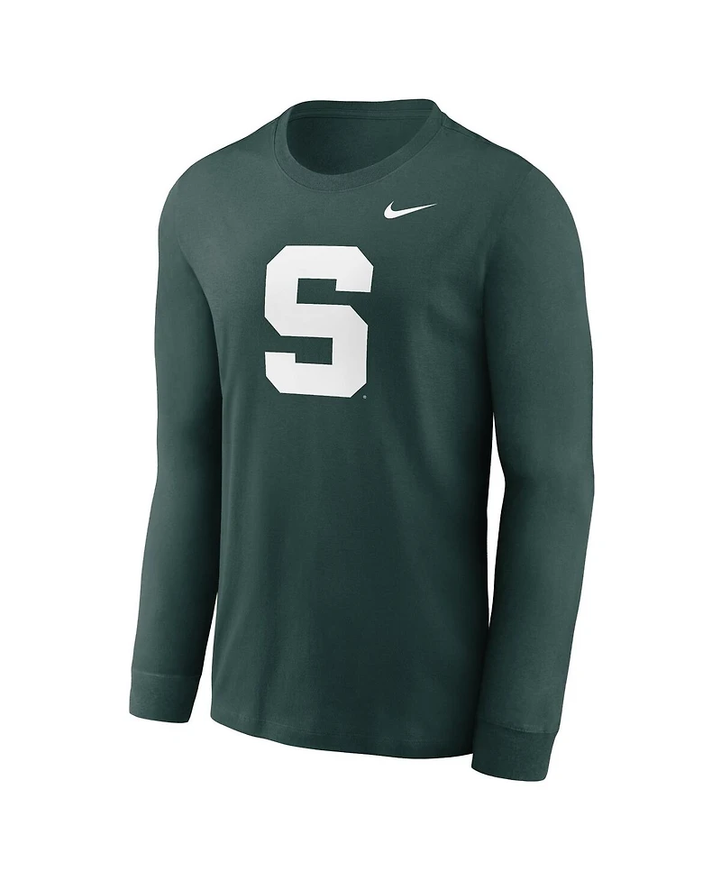 Nike Men's Michigan State Spartans Alternate Logo Long Sleeve T-Shirt