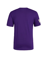 Adidas Men's Purple Washington Huskies Fresh Wordmark T-Shirt